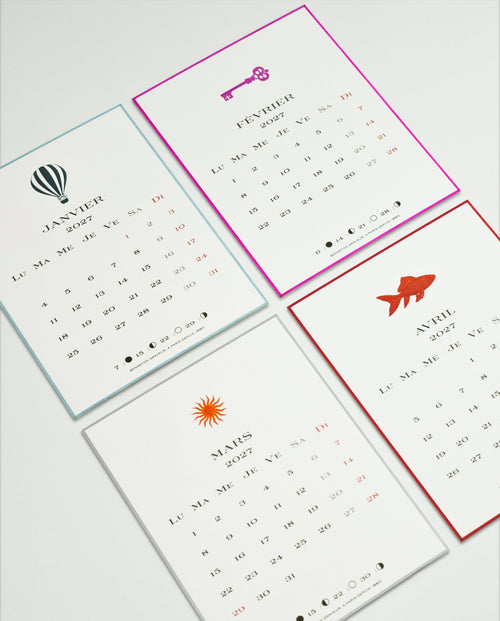 Calendrier 2027 version française