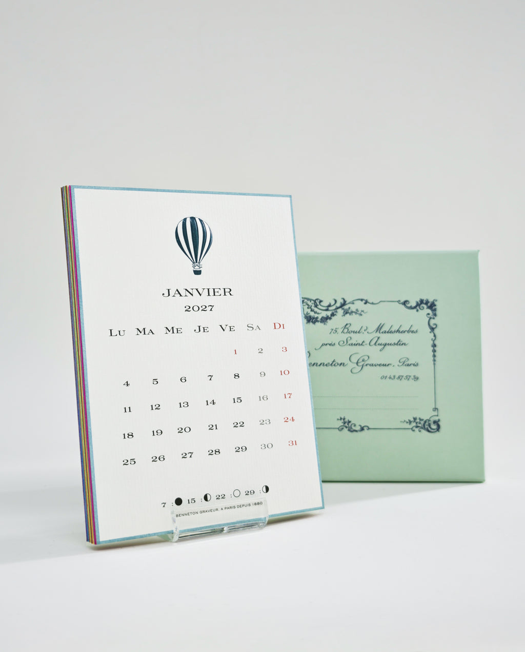 Calendrier 2027 version française