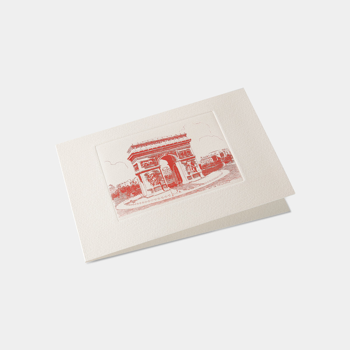 Eau-forte Arc de Triomphe fermée