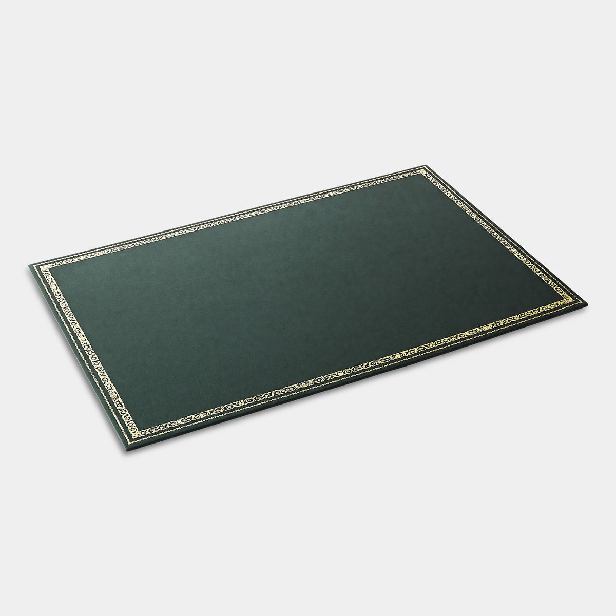Sous-main rectangulaire frise vert Benneton Graveur