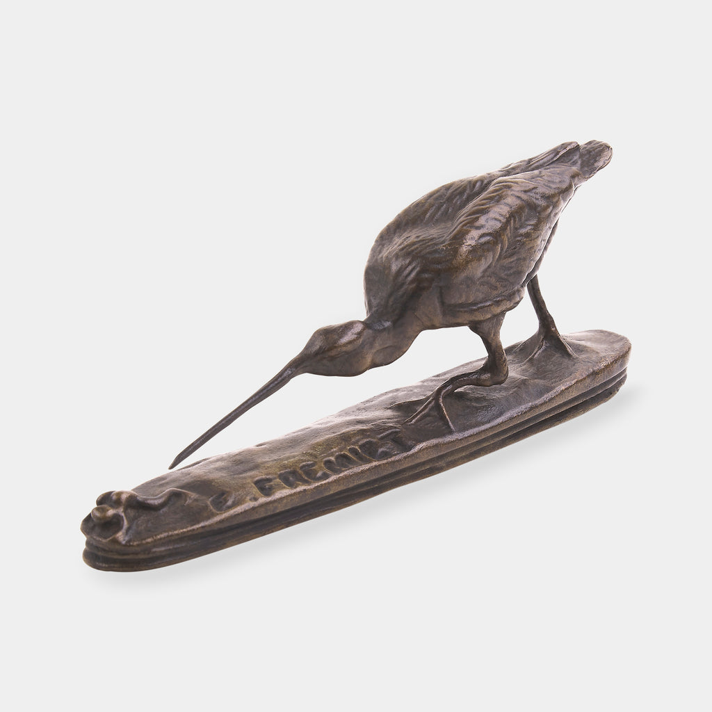 La Bécasse chassant une grenouille